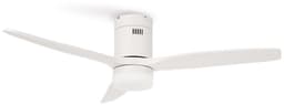 CREATE - Plafondventilator silent 40W - M Ø132 cm - Met Wifi - Met Afstandsbediening - 6 Snelheden - Timer - Zomer/Winter functie - Wit - WIND CALM — thumbnail 1