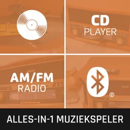 Classic Phono Retro Platenspeler - Bluetooth - Auto-stop -Radio CD en Cassettespeler - TCD-2551WD - Hout — thumbnail 2