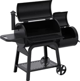 Patton Oklahoma Smoker Houtskoolbarbecue - Zwart — thumbnail 3