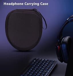 Koptelefoon Case - Harde Beschermhoes - On-ear/Over-ear - Voor de meeste merken/Bluetooth/HIFI/bedrade hoofdtelefoon/Gaming-headset - Koptelefoon Hoesje - Beschermhoes - Draagtas - Waterbestendig - Stootvast - Oortjes Opberg Hoesje - hoge kwaliteit! — thumbnail 5