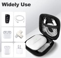 Sounix Opberg Hoesje Voor Oordopjes - Bescherm Hoes - Hard Case - Universeel hoesje voor oordopjes - Geschikt voor Bluetooth Headset — thumbnail 5