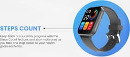 Hifuture Smartwatch Zone 2 Bluetooth Voor Android Ios Met Hartslagmeting — thumbnail 2
