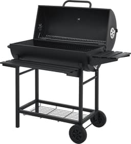 Houtskool BBQ Armento met deksel 95x108x61 cm zwart casa.pro — thumbnail 5