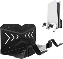YONO Muurbeugel geschikt voor Playstation PS5 - Wall Mount - Houder DualSense Controller - Accessoires - Zwart — thumbnail 1
