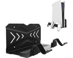 YONO Muurbeugel geschikt voor Playstation PS5 - Wall Mount - Houder DualSense Controller - Accessoires - Zwart