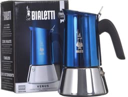 Bialetti Venus Blue metallic - Percolator - 6 kops - Roestvrijstaal - Inductiegeschikt — thumbnail 5