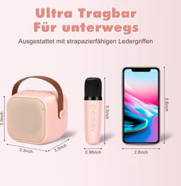 Karaokeset - Karaokesets - Dubbele Microfoon - Karaoke Microfoon Bluetooth - Karaoke Box — thumbnail 5