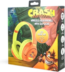 Crash Bandicoot - draadloze koptelefoon - led lights design - over-ear model - microfoon - 50 uur speeltijd — thumbnail 3