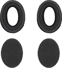 kwmobile 2x fluwelen oorkussens geschikt voor Sennheiser HD 559 / 569 / 599 koptelefoons - Kussens voor over-ear-koptelefoon in zwart — thumbnail 4