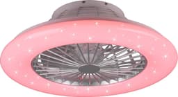 REALITY STRALSUND - Ventilator - Titanium - incl. 1x SMD 30 W - Afstandsbediening - Geintegreerde dimmer - Traploos instelbare lichtkleur - Niet geschikt voor externe dimmer - Geheugenfunctie - 3 snelheidsinstellingen - Zomer- en wintermodus — thumbnail 4