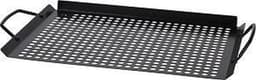 Mini Barbecue - Balkon - Terras - Tuin BBQ - Tafel Barbecue - 18x15.5x15.5cm - Staal - Zwart - Houten Handvatten — thumbnail 2