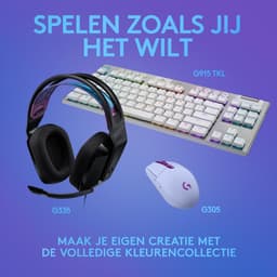 Logitech G335 - Bedrade Gaming Headset - PC, Playstation, Xbox, Switch - Zwart — thumbnail 5