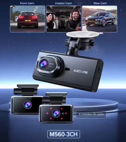 AZDome M560 3CH 4K Wifi GPS 128gb dashcam voor auto — thumbnail 5