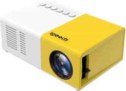 Igoods Mini Beamer - Led Projector Voor Multimedia - Draagbare Filmprojector - Home Cinema - Ondersteuning Voor AV/USB/HDMI/TF-Ingang Voor Home Entertainment — thumbnail 1
