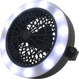 Benson Multifunctionele ventilator met LED verlichting - 3 standen - Werkt op batterijen - Ø 18 cm — thumbnail 4