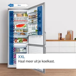 Bosch Serie 4 KGN492IDF koel-vriescombinatie Vrijstaand 440 l D Roestvrijstaal — thumbnail 3