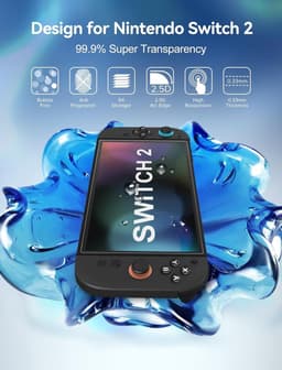 Screenprotector - Geschikt voor Nintendo Switch 2 Screenprotector Bescherm Glas - tempered glass - 2pack — thumbnail 5