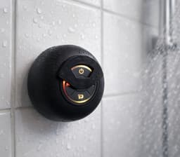 Waterdichte LED Bluetooth Douche Luidspreker met Zuignap - Zwart - USB Oplaadbaar. Geschikt voor Smartphone, Tablet en PC. Muziekbox voor onder de douche — thumbnail 2
