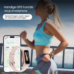 Siltcon® Vitéa Stappenteller Horloge - Activity Tracker - Hartslagmeter – Bloeddrukmeter - Slaapmonitor - Saturatiemeter – Sporthorloge – Smartwatch Dames, Heren & Kinderen - Geschikt voor iOS/Android - RVS - Elke pols - Incl. 2 Bandjes — thumbnail 5