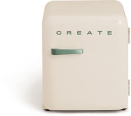 CREATE - Koelkast in retrostijl - Gebroken wit - Handvat Sage - FRIDGE RETRO 48L — thumbnail 1