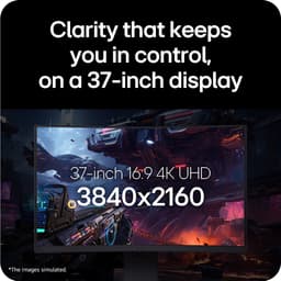 LG UltraGear 37G800A-B 37'' Curved 4K UHD gaming monitor — thumbnail 3