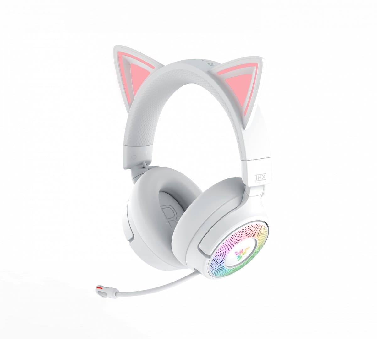 Razer Kraken Kitty V3 Pro - Draadloze Gaming Headset - 28 kHz - 7.1 Surround - 2.4 Ghz - RGB - Wit — afbeelding 1