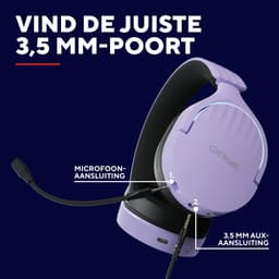 Trust GXT 490P Fayzo - Gaming Headset - USB - 7.1 Surround Sound - Over-ear - Paars — thumbnail 2