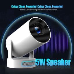 Trendique - Mini Beamer - Draagbare Projector - 4K Android 11 HY300 Pro - Outdoor Cinema - HiFi-luidspreker 720P HD ondersteund — thumbnail 2