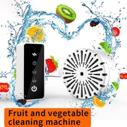 Pesticiden Reiniger - Pesticiden Verwijderaar - Groente- en Fruitreiniger - Produce Purifier - Draadloos - Verwijder Moeiteloos Bacteriën & pesticiden - voor Het Reinigen van Fruit, Groenten Rijst en Vlees — thumbnail 5