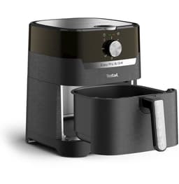 Tefal Easy Fry & Grill EY5018 - 2-in-1 Airfryer & Grill 4.2L - 1550W - Gegoten Aluminium Grillrooster - 70% Energiebesparing - Voor 4 Personen — thumbnail 1