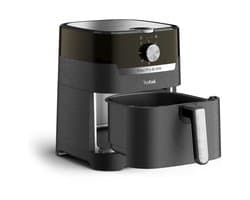 Tefal Easy Fry & Grill EY5018 - 2-in-1 Airfryer & Grill 4.2L - 1550W - Gegoten Aluminium Grillrooster - 70% Energiebesparing - Voor 4 Personen
