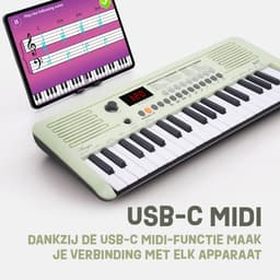 Aengus Keyboard Piano Keyboard Kind met 37 Aanslaggevoelige toetsen - USB-C MIDI - Groen — thumbnail 5