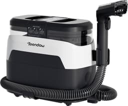 Teendow C6 MAX Tapijtreiniger - 12000Pa Zuigkracht -Hoge temperatuur Stoomreiniging - 1250ml Watertank - 950ml Afvalwatertank - 4m Verlengsnoer- Wit — thumbnail 1