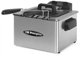4,5L Friteuse van Roestvrij Staal met 3 Stijlen en Afneembare Handgreep - Compact Design — thumbnail 1