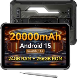 OSCAL SPIDER 10 Outdoor Tablet - 11 inch - 24 GB RAM - 256GB ROM - 20000mAh - Android 15 - Bluetooth 5.0 - NFC - GPS - Zwart — thumbnail 1