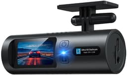 Dashcam Auto, 2K WiFi met App Controle, Dashcam Voorkant Binnenkant , Ingebouwd Display 1.5 inch, Dashcam Ondersteunt Parkeer Bewaking, G-Sensor, Lus Opname, Loop Recording — thumbnail 1