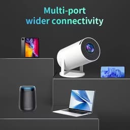 Ultra HD Projector 720P Native/4K Decoding – 290ANSI, Dual-Band WiFi, Verstelbare Lens, Lichtgewicht & Duurzaam – Smart Projector voor Thuis, Kantoor & Filmavond — thumbnail 2