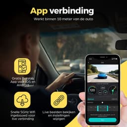 Botslab G980H 3CH 4K Wifi GPS 128gb dashcam - 3-kanaals dashcam - 4K resolutie - Parkeermodus - App en GPS verbinding - Inclusief 128gb Micro SD kaart — thumbnail 3