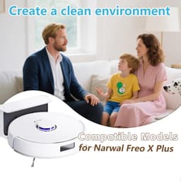8 stuks Dweilpad - geschikt voor Narwal Freo X Plus robotstofzuiger - wasbare - herbruikbare - microvezel - vervangend onderdeel — thumbnail 4