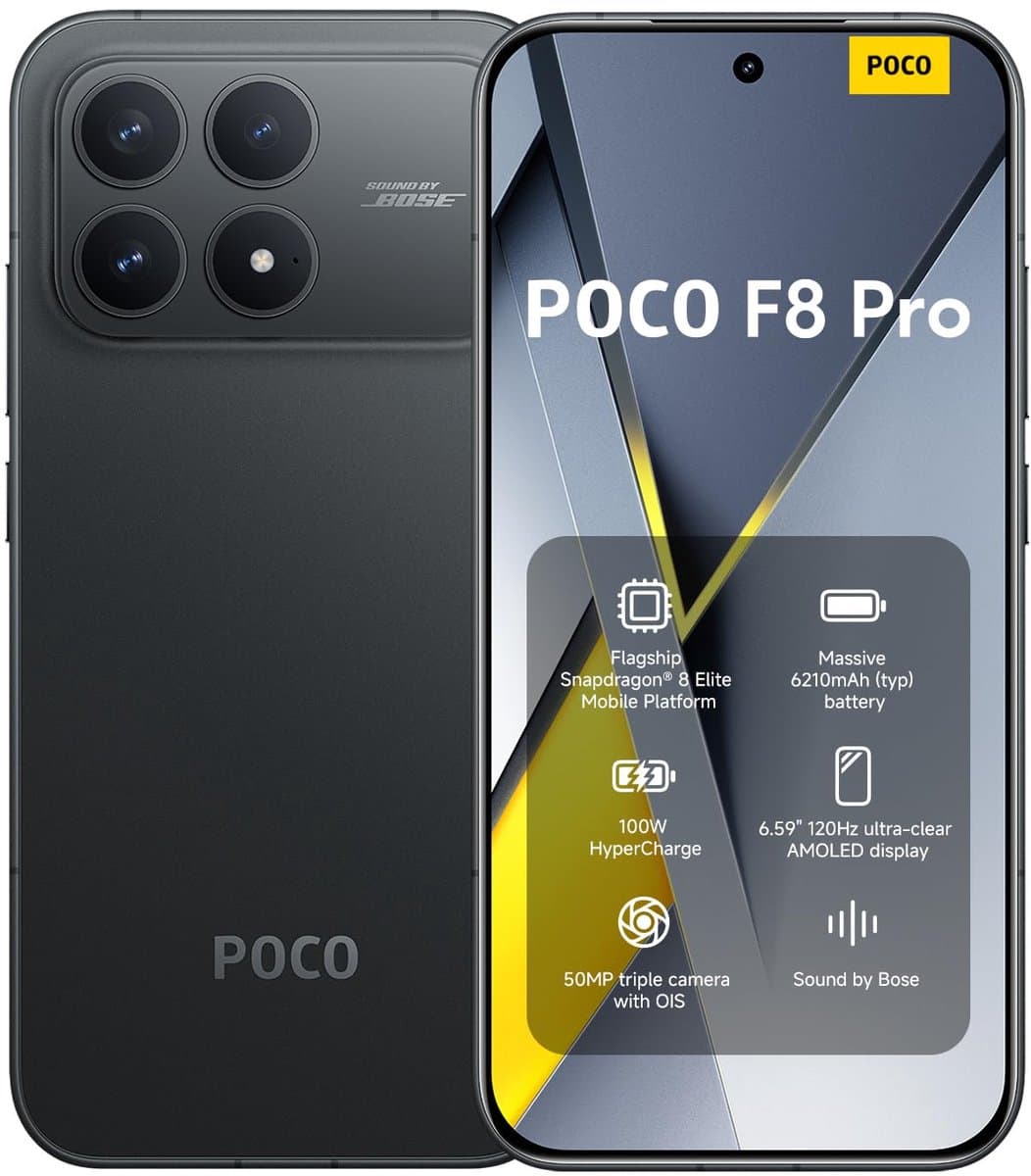 Smartphone-POCO F8 Pro-12GB+512GB-Zwart — afbeelding 1