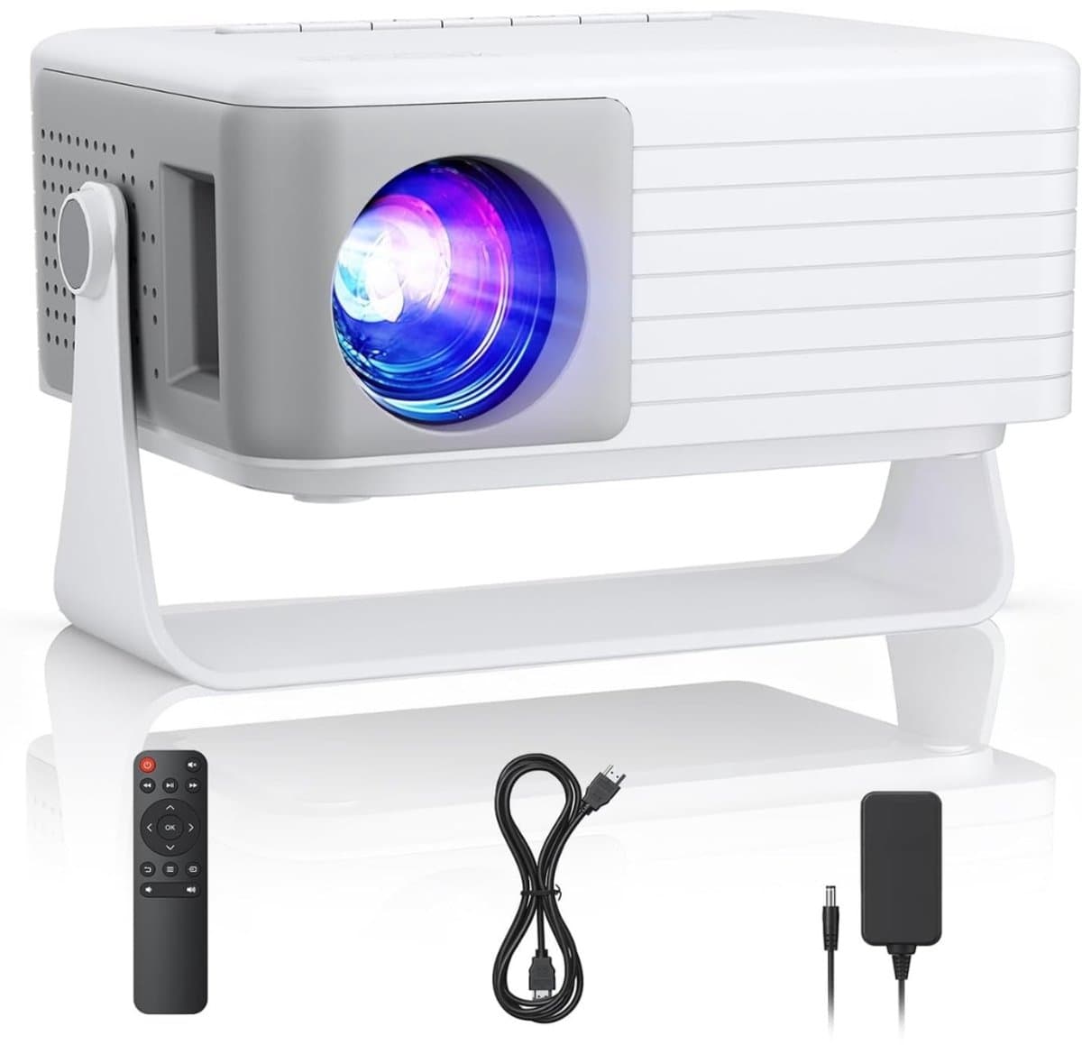 Smart beamer draagbaar - Projector - Bluetooth - Wifi - Airplay - Mini Beamer - Home cinema — afbeelding 1