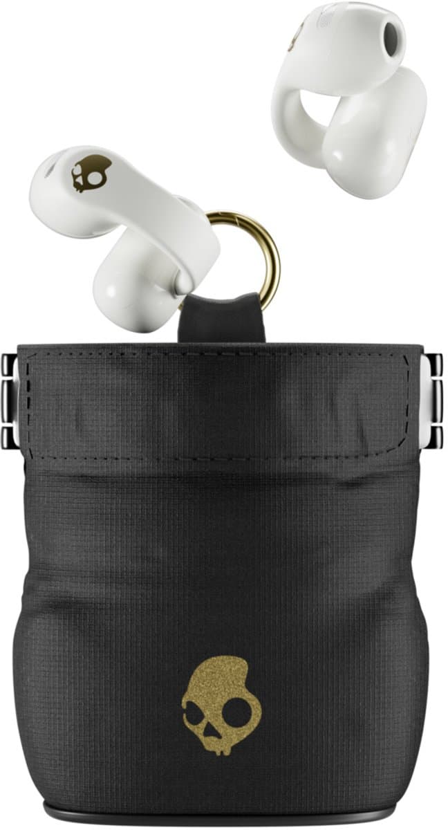 Skullcandy Push 720 Open True Wireless Oortjes - Open-Ear Oordopjes - Clip-on Design - Draadloze Oplaadhoes - Wit — afbeelding 1