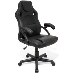 LifeGoods Gaming Stoel - Gamestoel - Verstelbaar in Hoogte - Comfortabele Gaming Chair - Kunstleer - Zwart — thumbnail 1