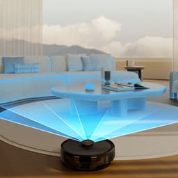 TP-Link Tapo RV30 Max Robotstofzuiger met dweilfunctie - 5300 Pa Hyperzuigkracht - LiDAR+IMU Dual-navigatie - Vacuüm & Dweil met Tapo IQ+ Smart Cleaning- Zwart — thumbnail 4