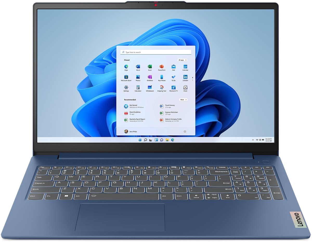 Laptop Lenovo IdeaPad Slim 3 15IRU8 i3-1315U 15,6" I3-1315U Intel Core i3-1315U 8 GB RAM 512 GB SSD — afbeelding 1