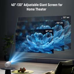 Mini Beamer - Projector met Wifi - Bluetooth — thumbnail 3
