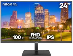 Nilox NXM24FHD1202 computer monitor 60.5 cm (23.8") 1920 x 1080 pixels Full HD Zwart — thumbnail 1