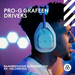 LOGITECH G PREMIUM G Astro A50X Lightspeed On-ear Draadloze gaming-headset Wit — thumbnail 4
