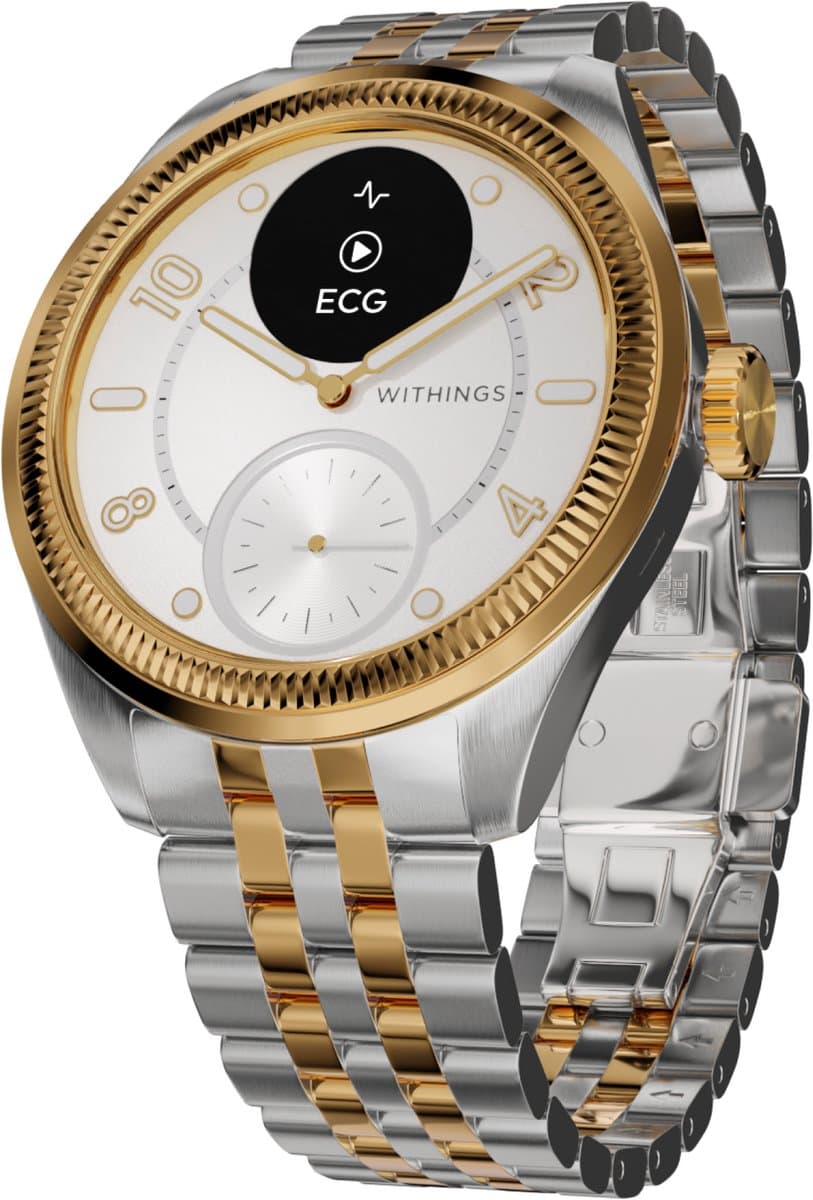 Withings ScanWatch - Nova Brilliant - 39mm - Hybride Smartwatch - Goudkleurig — afbeelding 1