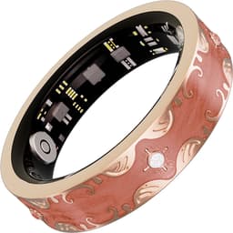 WizBay Premium Select® Bohemian Smart Ring - Coral Orange - Hartslag, Slaap en Zuurstofmeting - Activiteitstracker - Maat 7 — thumbnail 3
